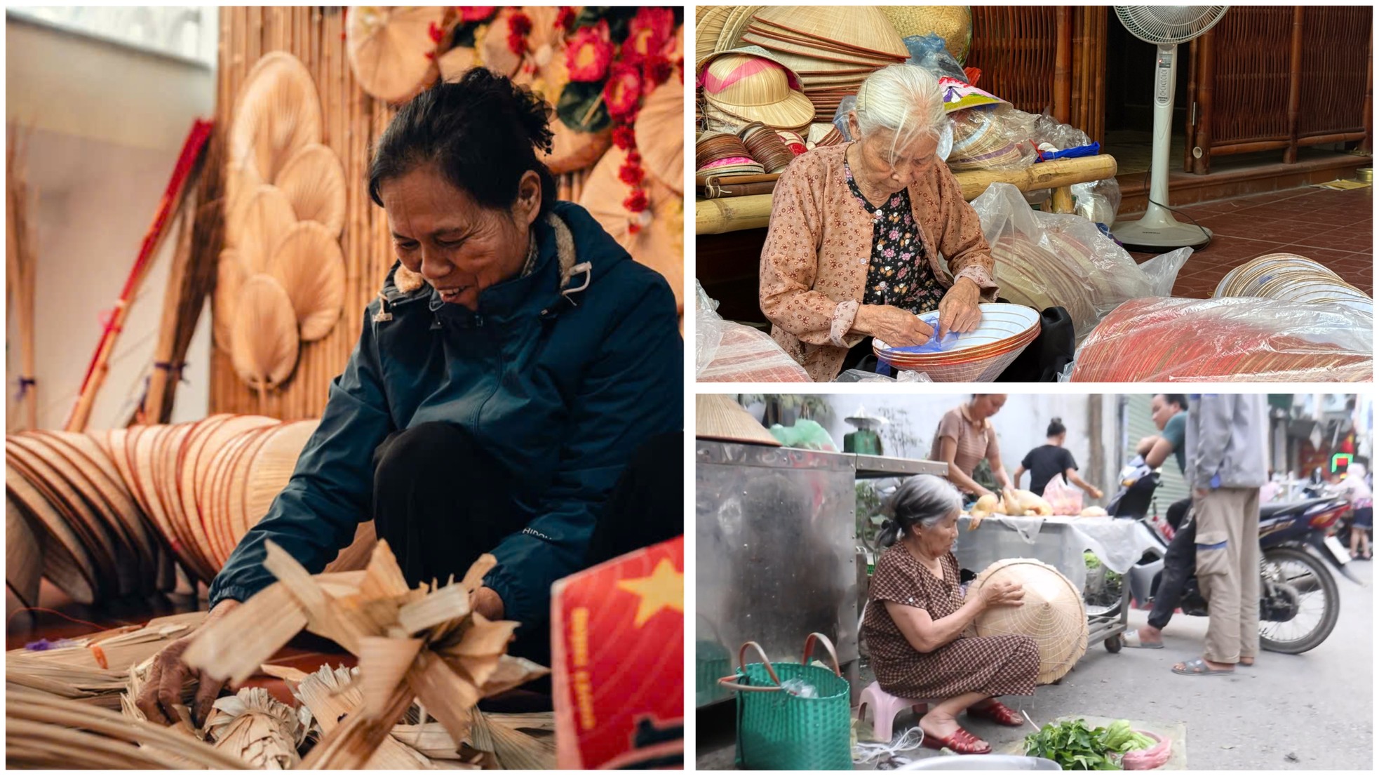 Làng Chuông: Sáng tạo trên vành nón cũ ảnh 2