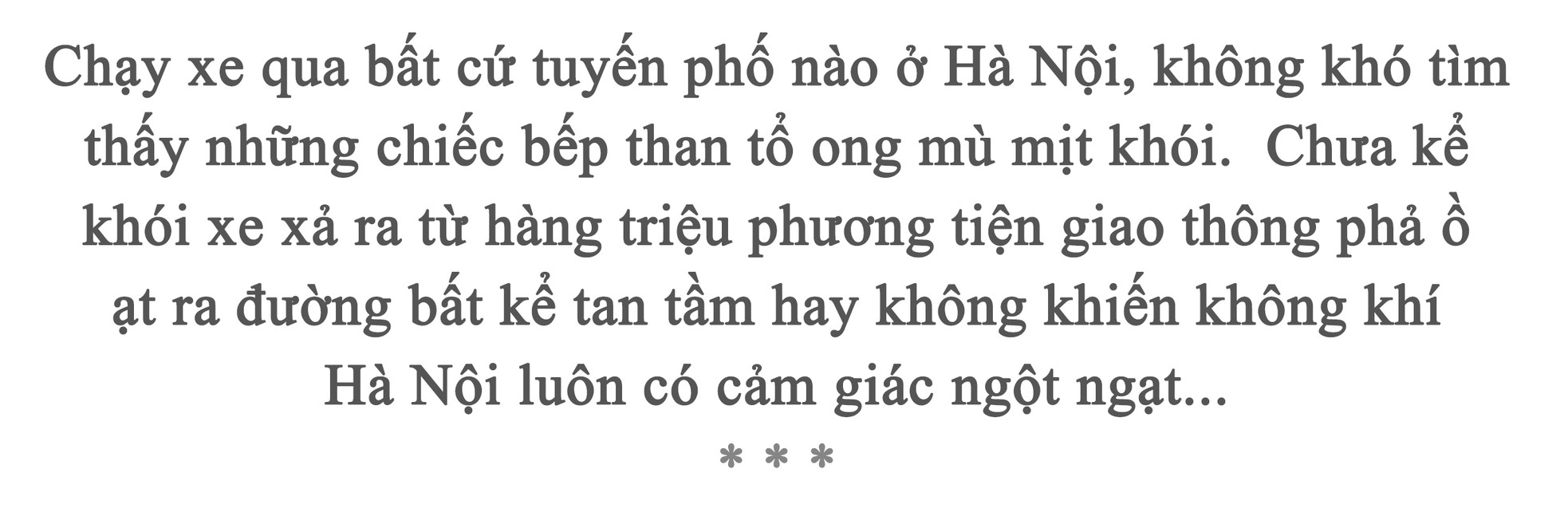 Thành phố trong… khói ảnh 1