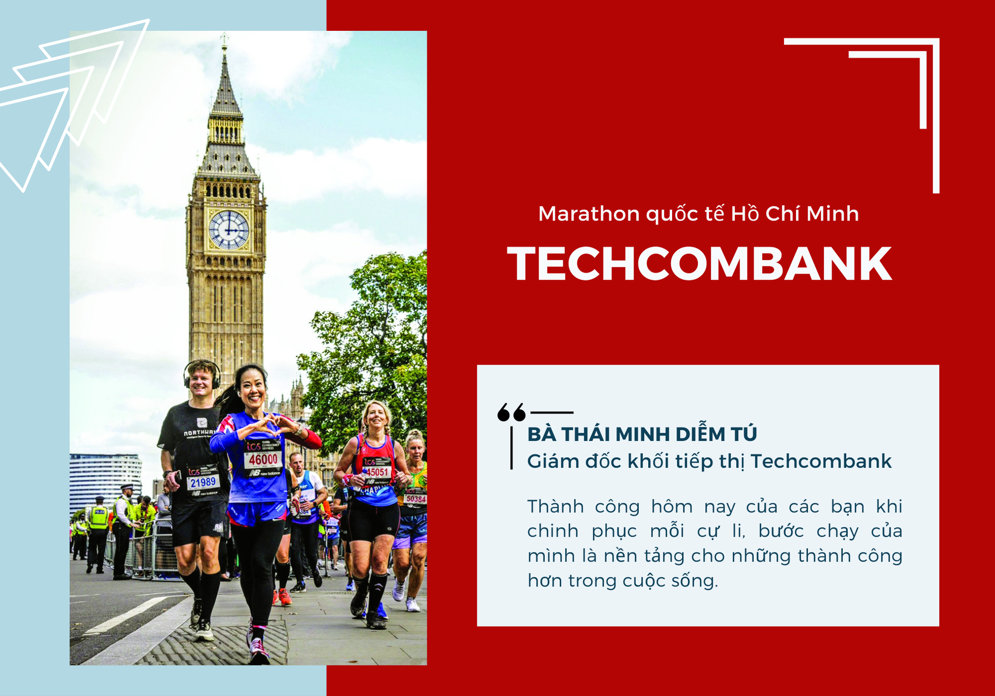 Giải marathon quốc tế Hồ Chí Minh Techcombank lần 5: Chung một tinh thần 'vượt trội hơn mỗi ngày' ảnh 2