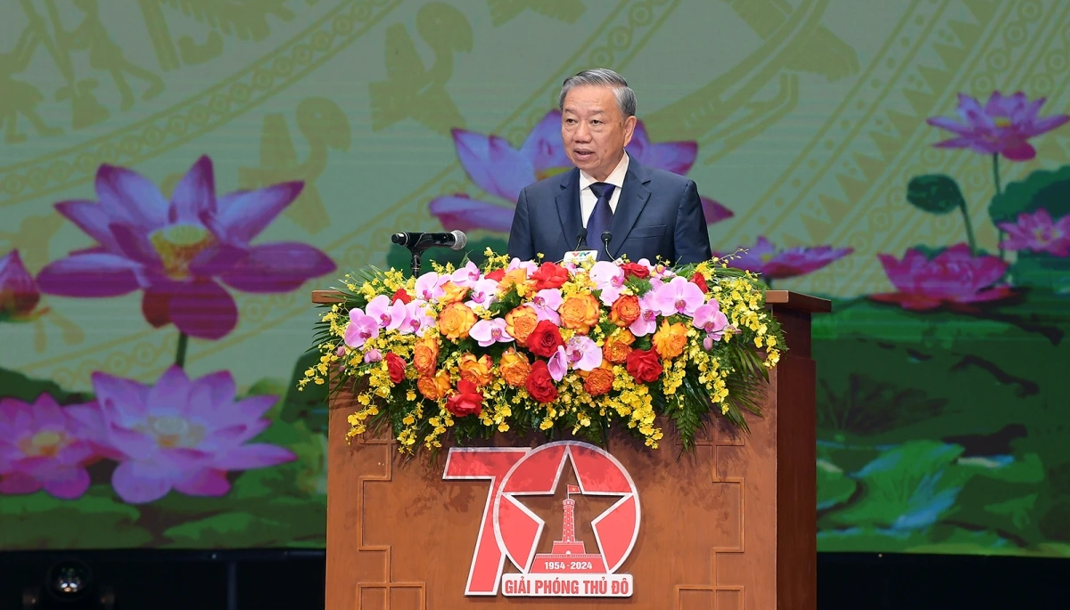 Diễn văn của Tổng Bí thư, Chủ tịch nước tại Lễ kỷ niệm 70 năm Giải phóng Thủ đô ảnh 1