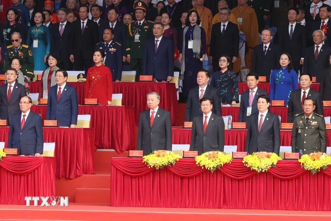 Diễn văn của Tổng Bí thư Tô Lâm tại Lễ kỷ niệm 50 năm thống nhất đất nước ảnh 2