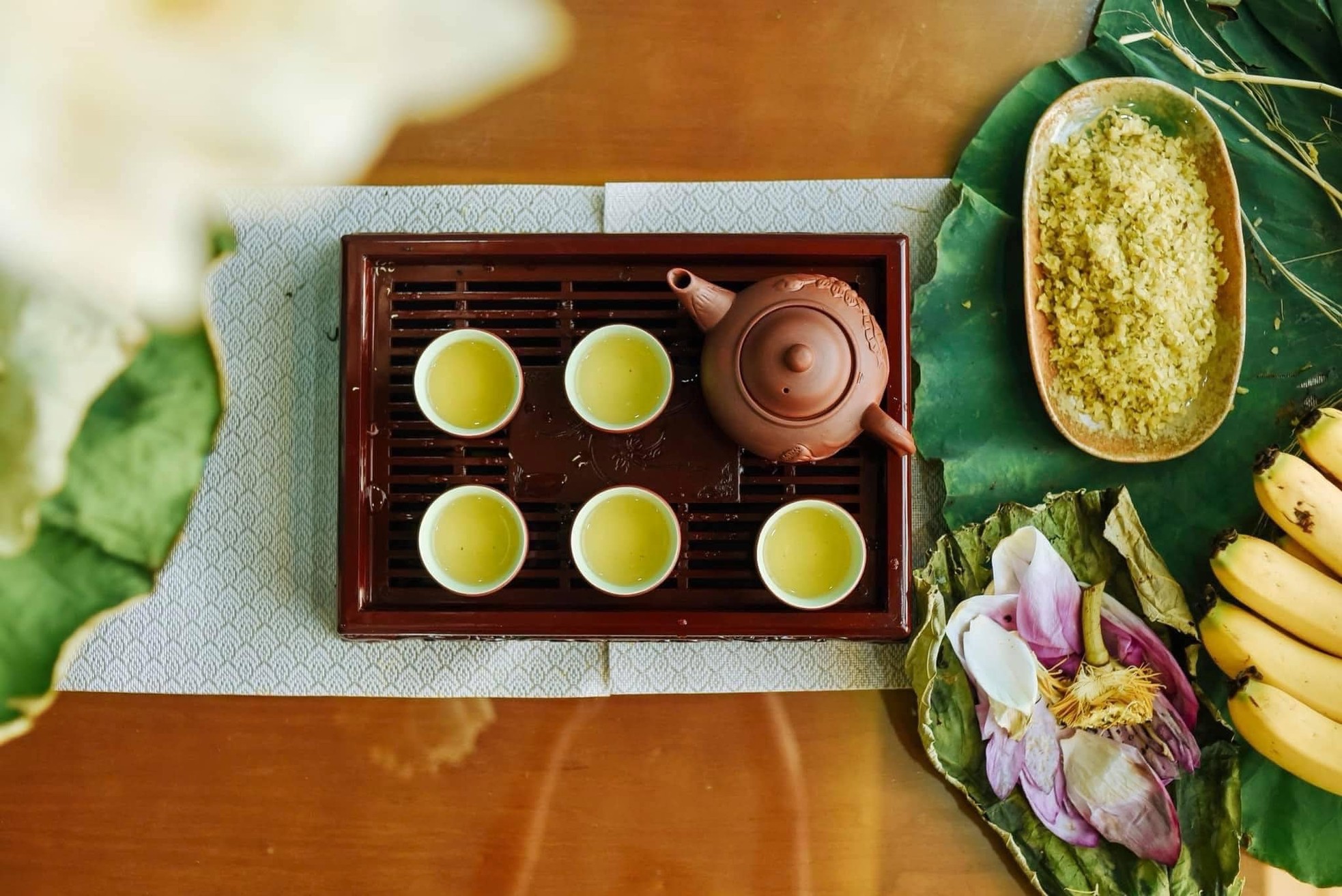 Nâng niu “bản sắc” Hà Nội trong từng chén trà sen ảnh 6