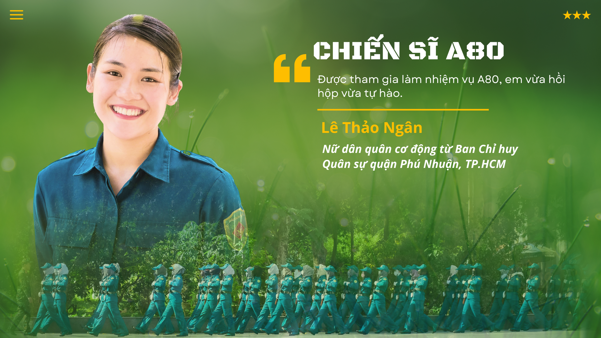 Hành trình nữ chiến sĩ A80 ảnh 4