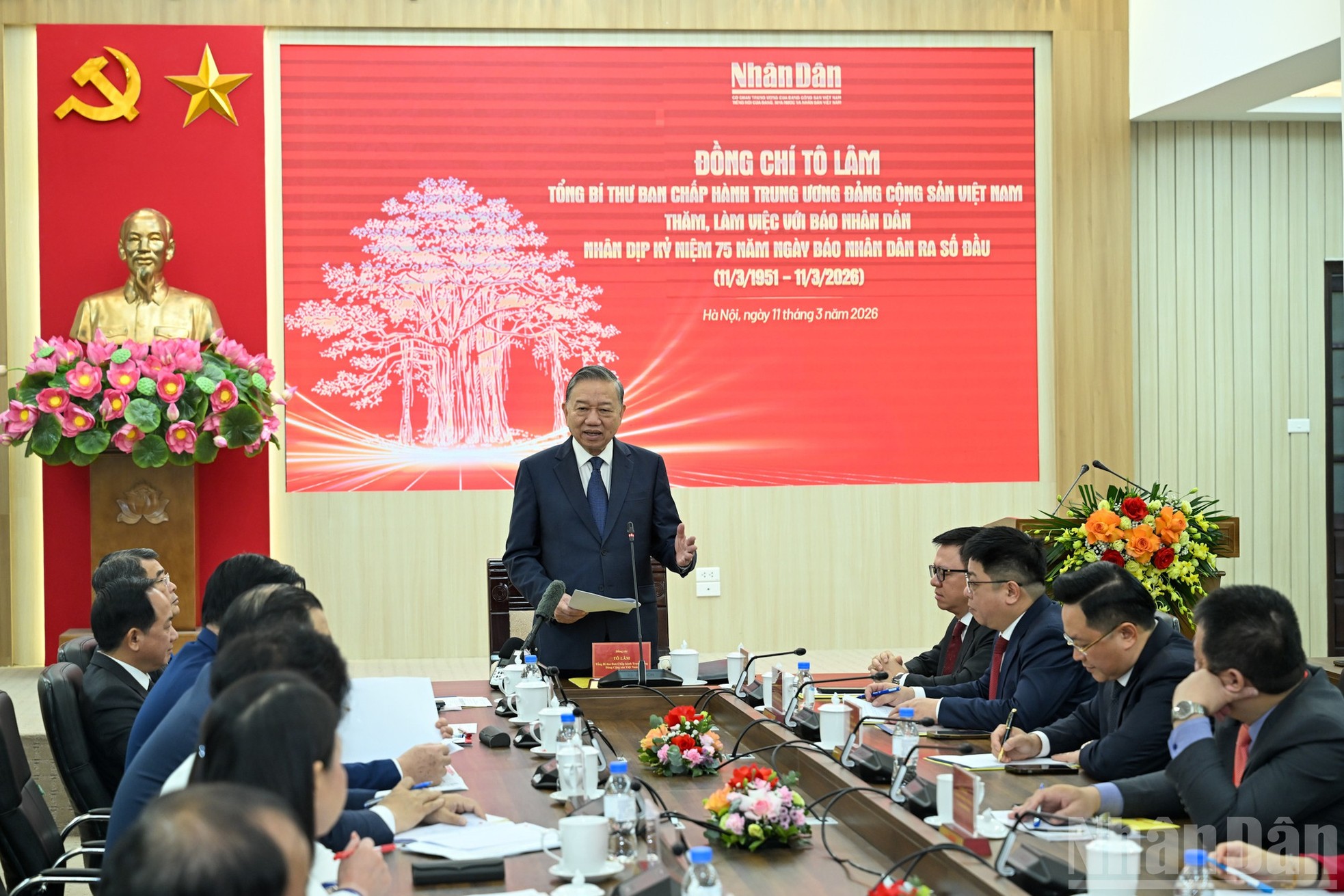 Bài phát biểu của Tổng Bí thư Tô Lâm tại cuộc làm việc với Báo Nhân Dân ảnh 4
