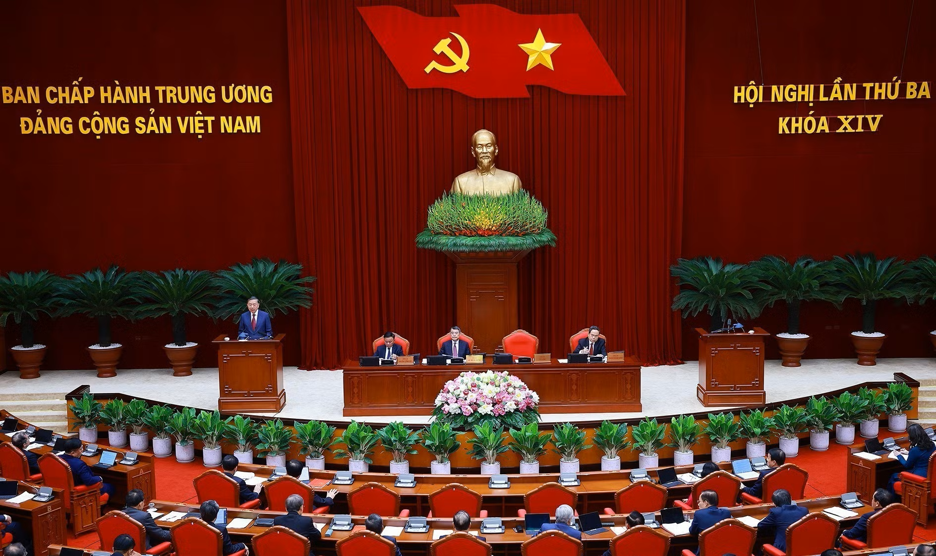 Phát biểu của Tổng Bí thư, Chủ tịch nước Tô Lâm khai mạc Hội nghị lần thứ 3 Ban Chấp hành Trung ương Đảng khóa XIV ảnh 2