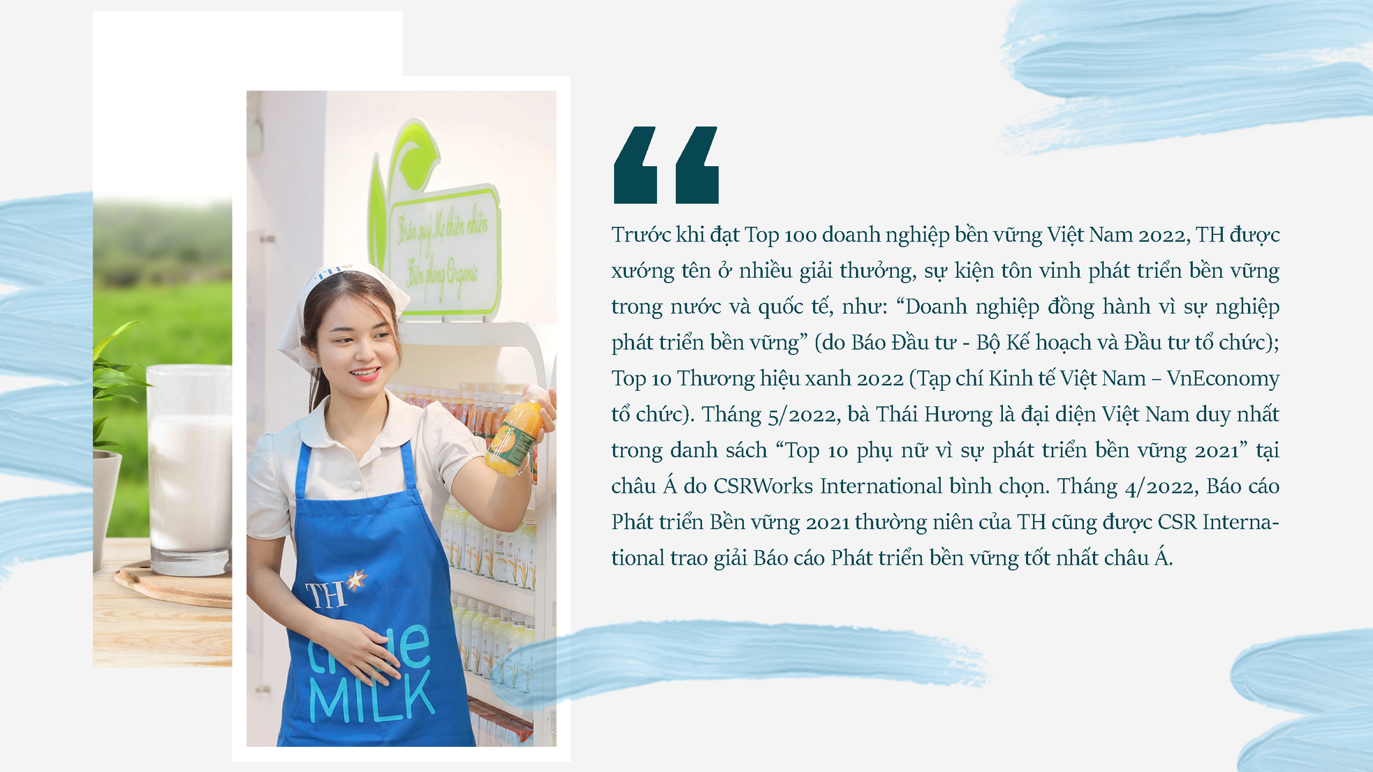 TH true MILK vào Top Doanh nghiệp bền vững 2022 ảnh 8