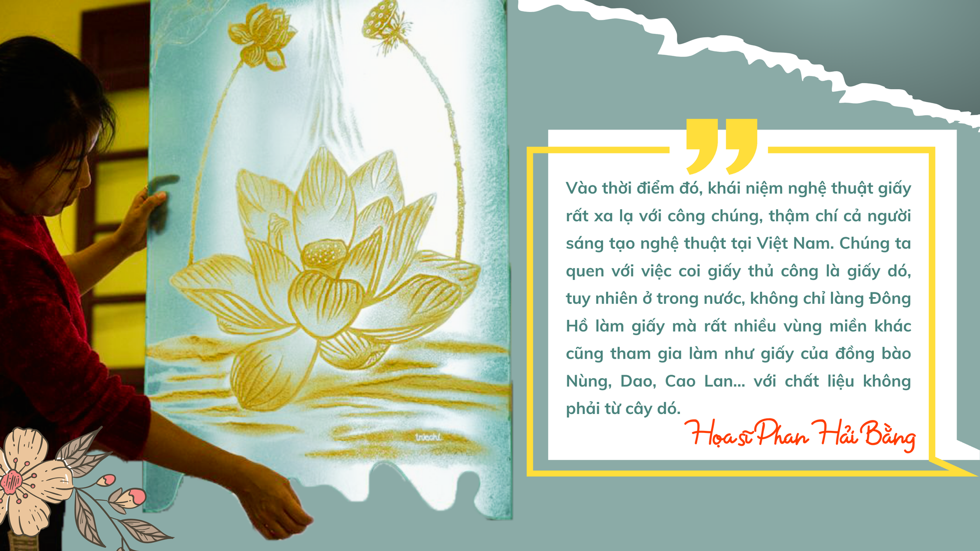 Sáng tạo truyền thống thổi hồn cho di sản đương đại -Bài 4: Diện mạo mới của nghệ thuật giấy dân tộc ảnh 2