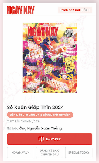 300 ấn phẩm Ngày Nay Xuân Giáp Thìn 2024 được gắn chip định danh ảnh 3