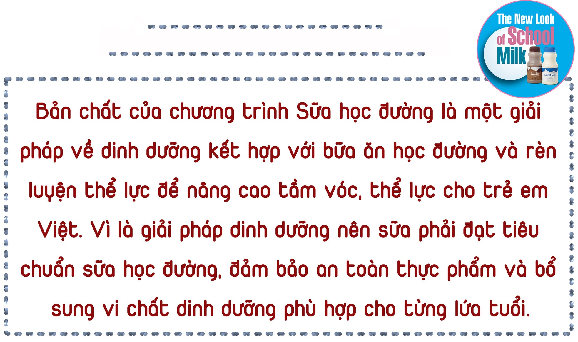 Sữa học đường hiểu sao cho đúng? ảnh 2