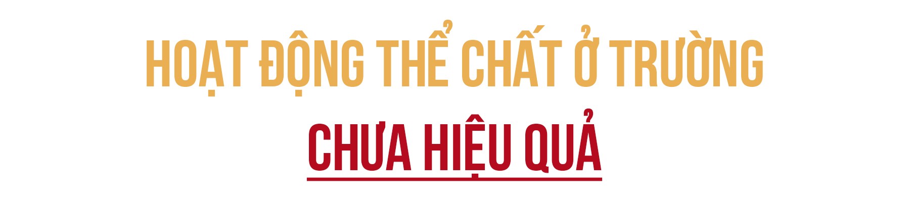 Nỗ lực để trẻ yêu vận động dường như đang thất bại ảnh 1