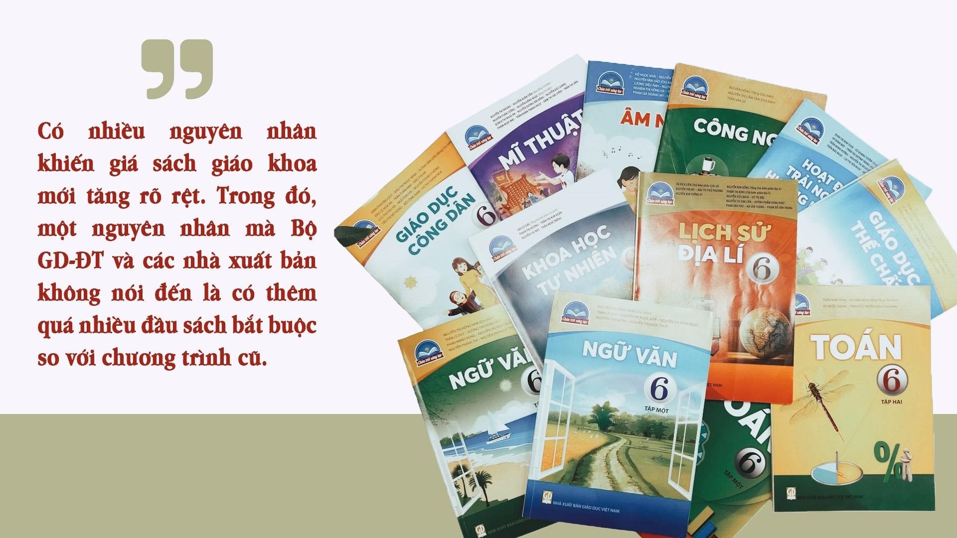 Giá sách giáo khoa phải thỏa đáng ảnh 2