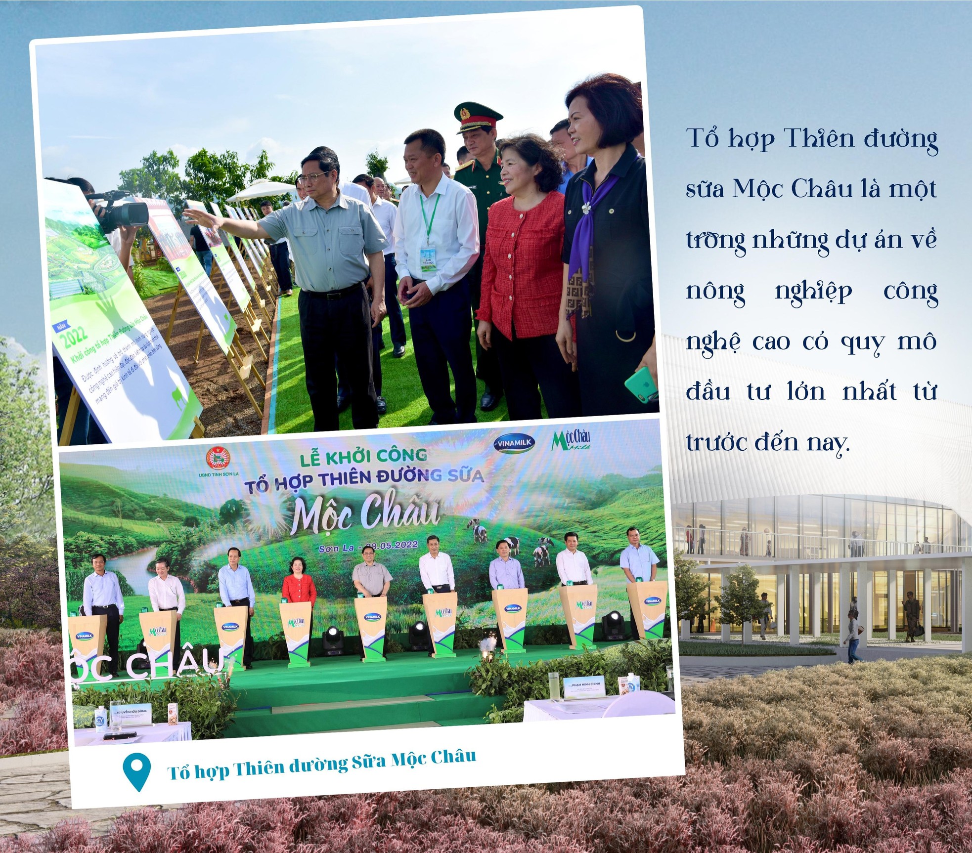 Có gì đặc biệt trong Tổ hợp Thiên đường Sữa vừa được Vinamilk và Mộc Châu Milk khởi công? ảnh 1