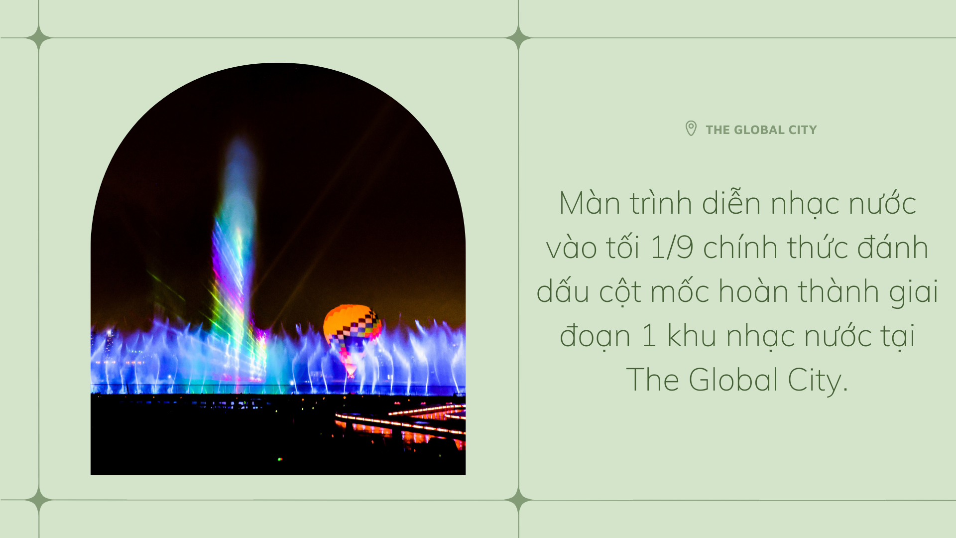 The Global City chính thức khai trương giai đoạn 1 khu nhạc nước lớn nhất Đông Nam Á ảnh 2