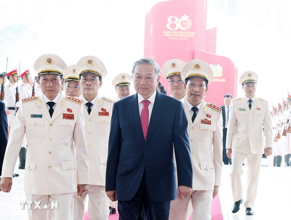 Diễn văn của Tổng Bí thư Tô Lâm tại Lễ kỷ niệm 80 năm Ngày truyền thống Công an nhân dân ảnh 2