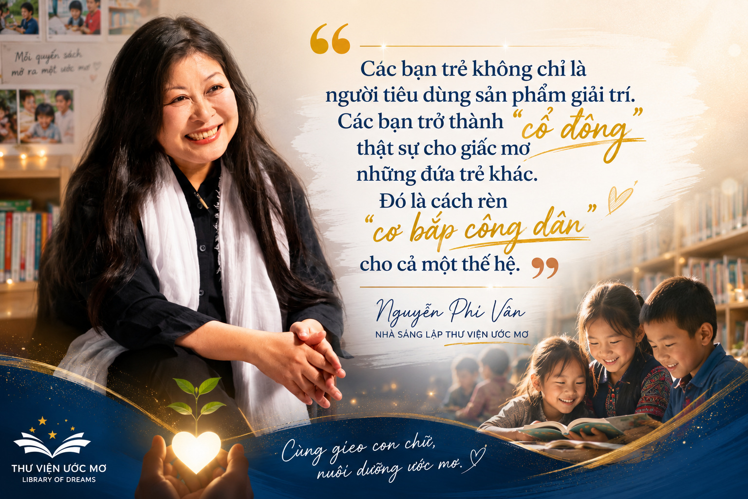 Nguyễn Phi Vân: Cộng đồng Cổ Đông của Mason đang trở thành "Cổ đông" cho giấc mơ của những đứa trẻ khác ảnh 3