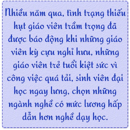Nhà giáo - Nhà nghèo! ảnh 5