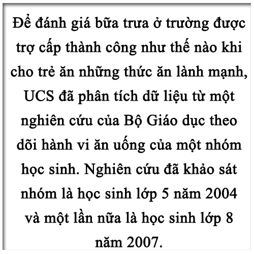 Chính sách thực phẩm tốt hơn cho trẻ em ảnh 3