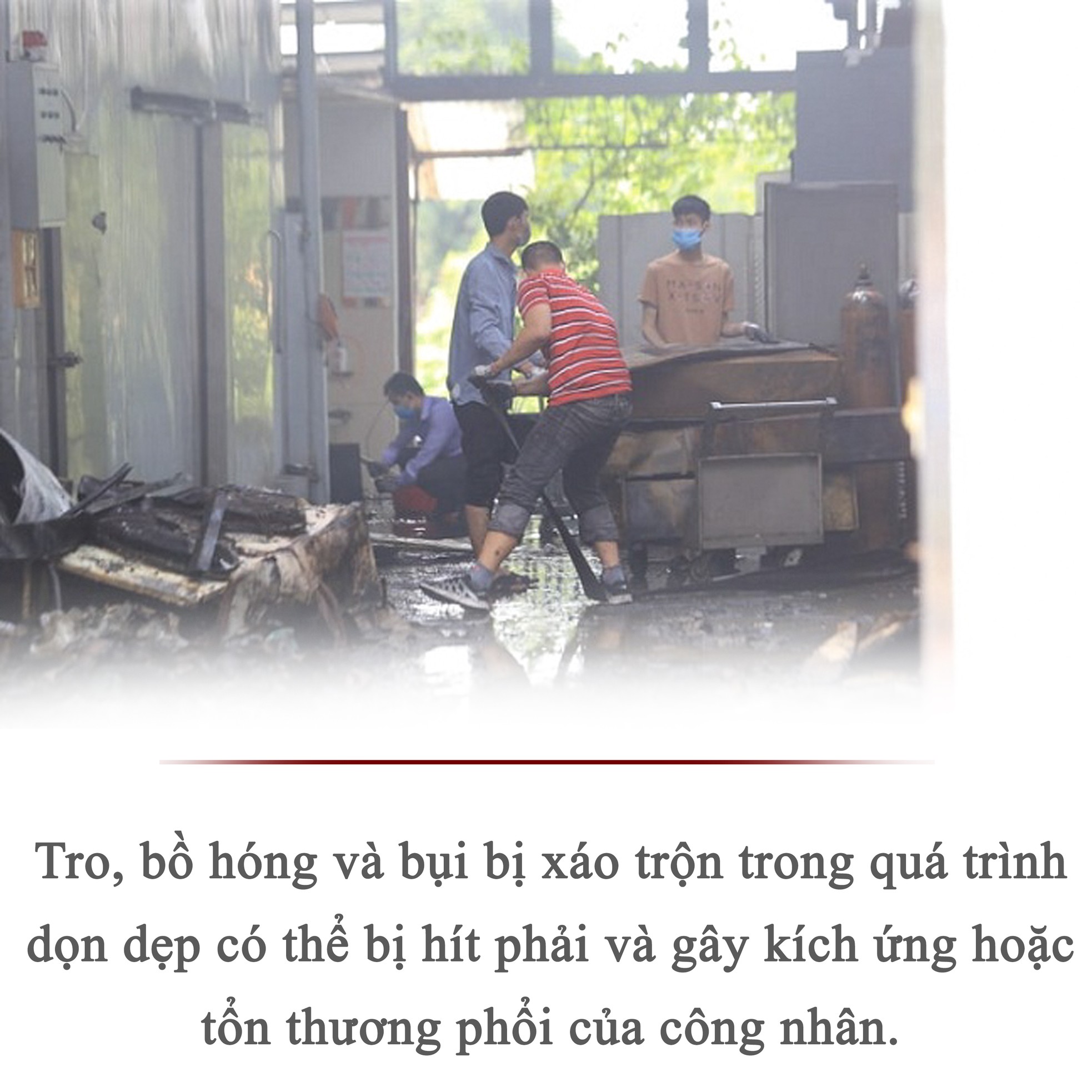 Nguy hiểm ngay cả khi đám cháy đã tắt ảnh 3