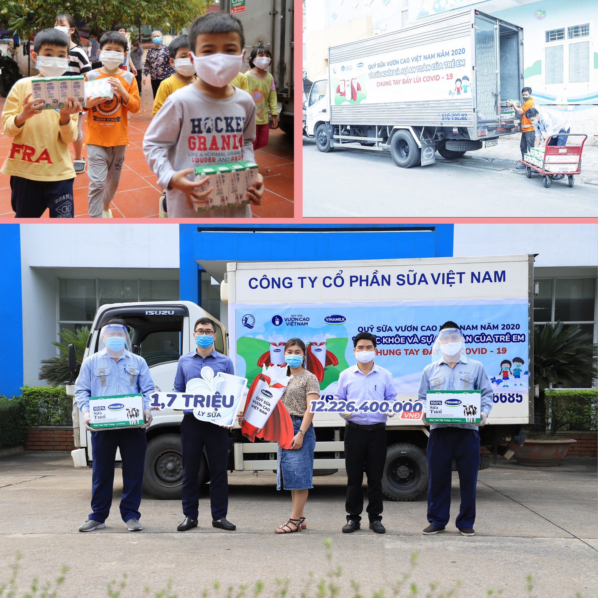 Những ly sữa 'thương thương' đến với trẻ em khó khăn giữa đại dịch Covid-19 ảnh 2