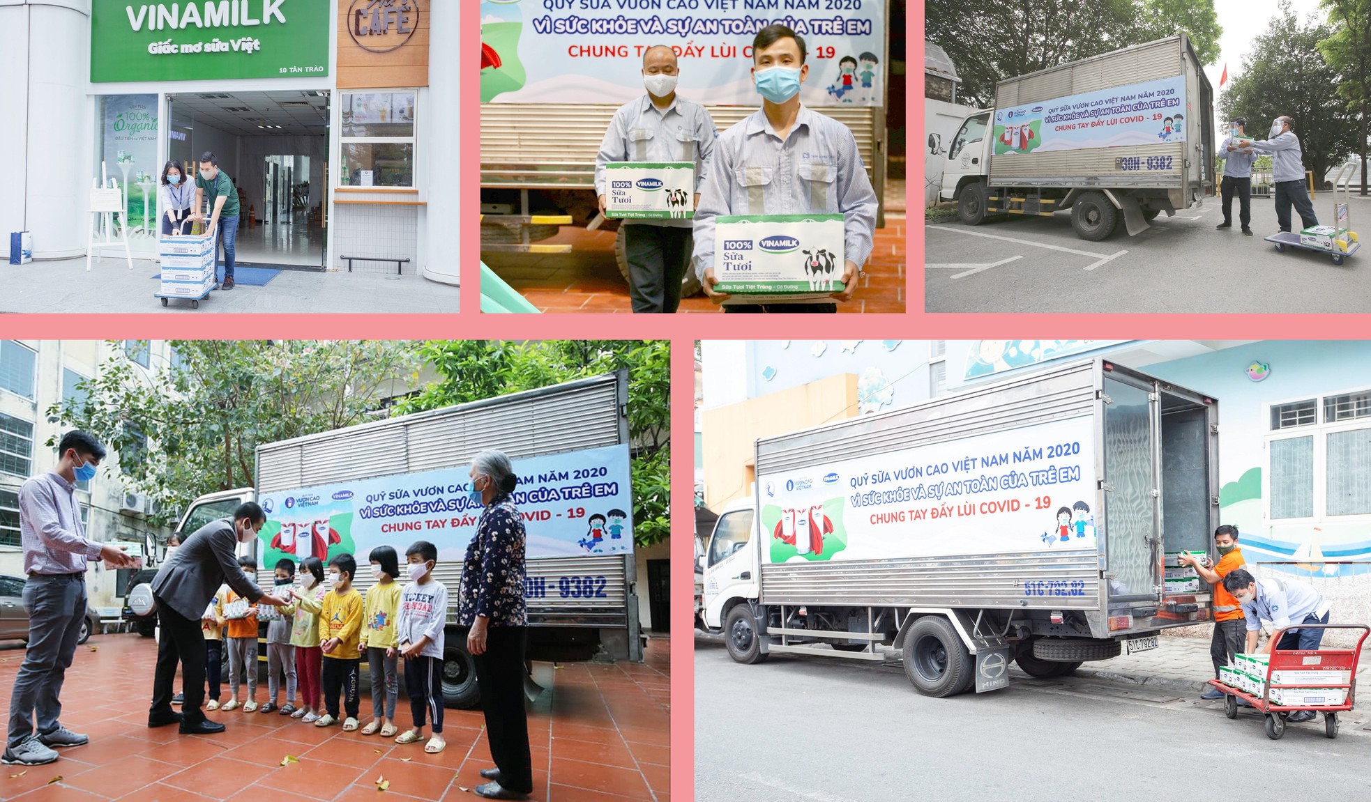 Những ly sữa 'thương thương' đến với trẻ em khó khăn giữa đại dịch Covid-19 ảnh 5