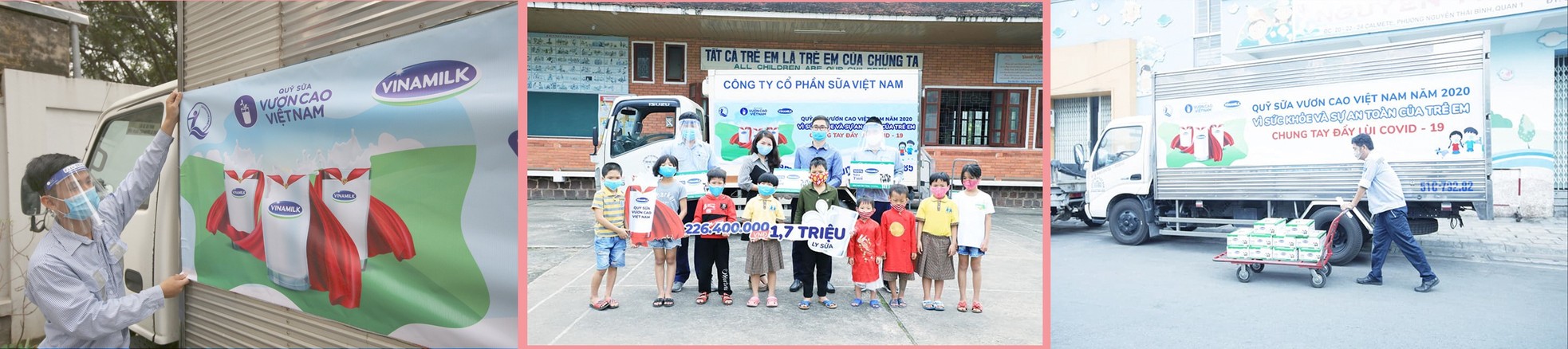 Những ly sữa 'thương thương' đến với trẻ em khó khăn giữa đại dịch Covid-19 ảnh 6