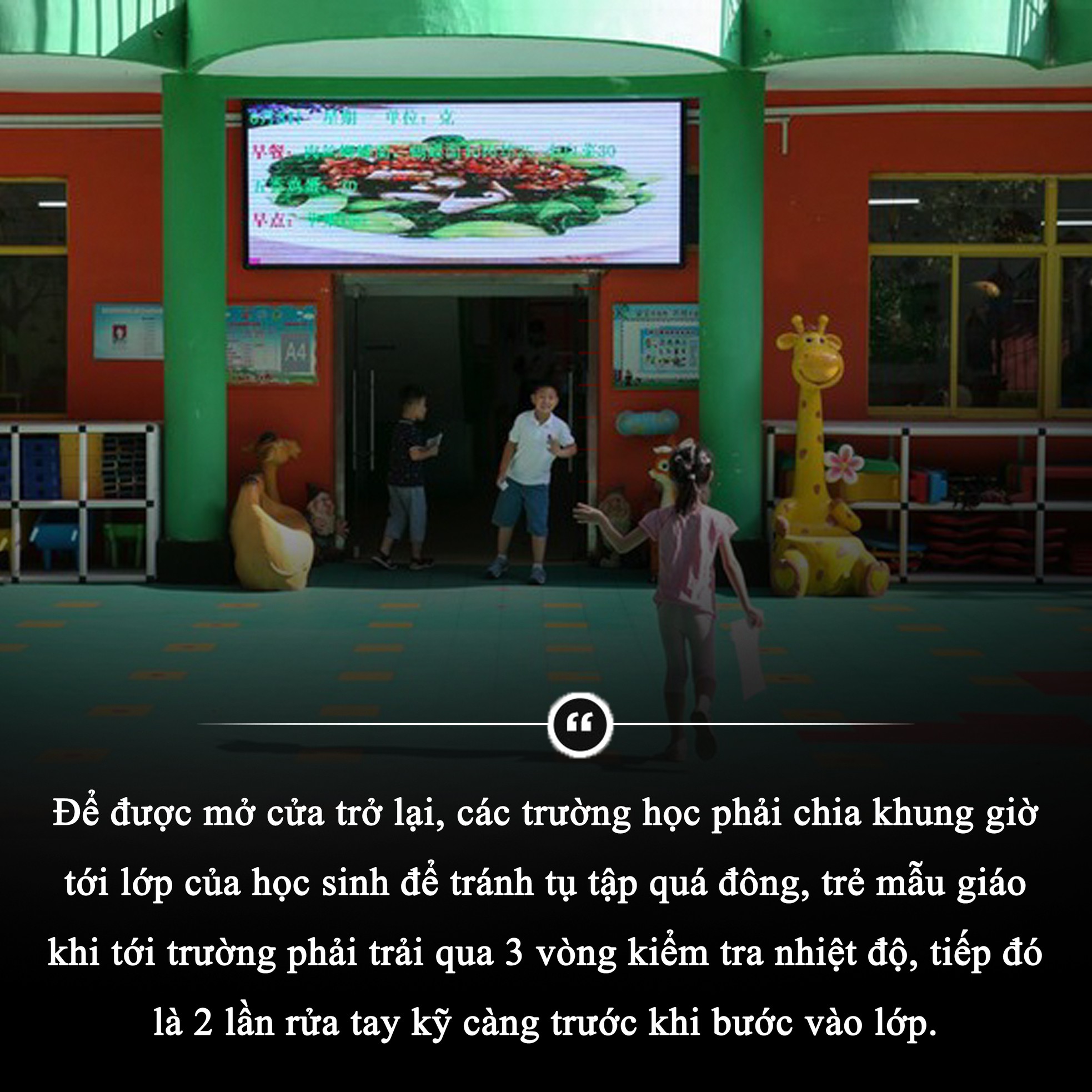 Trường mẫu giáo Trung Quốc ‘quay cuồng’ với trạng thái bình thường mới ảnh 1