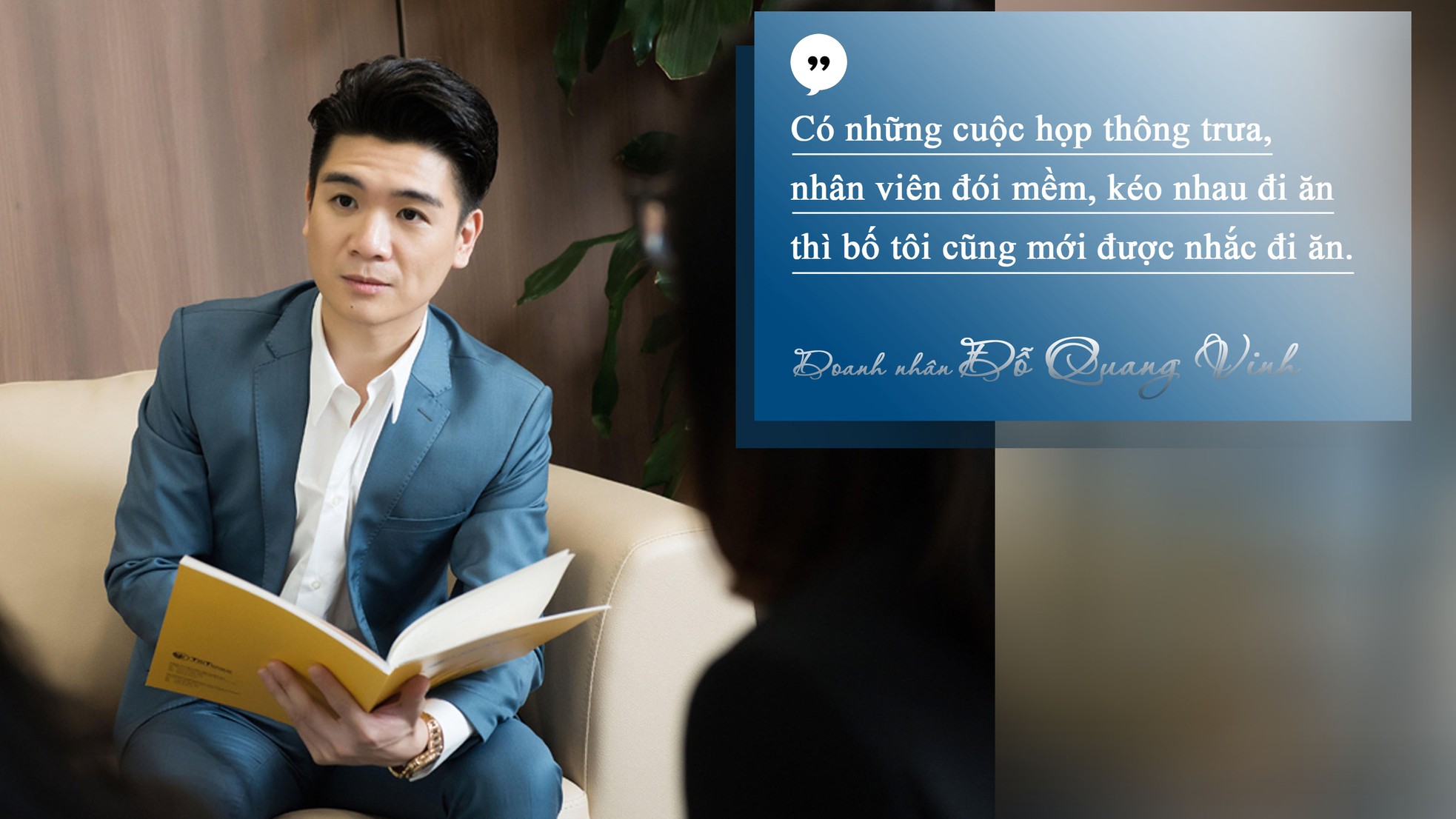 Doanh nhân Đỗ Quang Vinh: Tôi sẽ gắng để mặc vừa 'chiếc áo' của Bầu Hiển ảnh 3