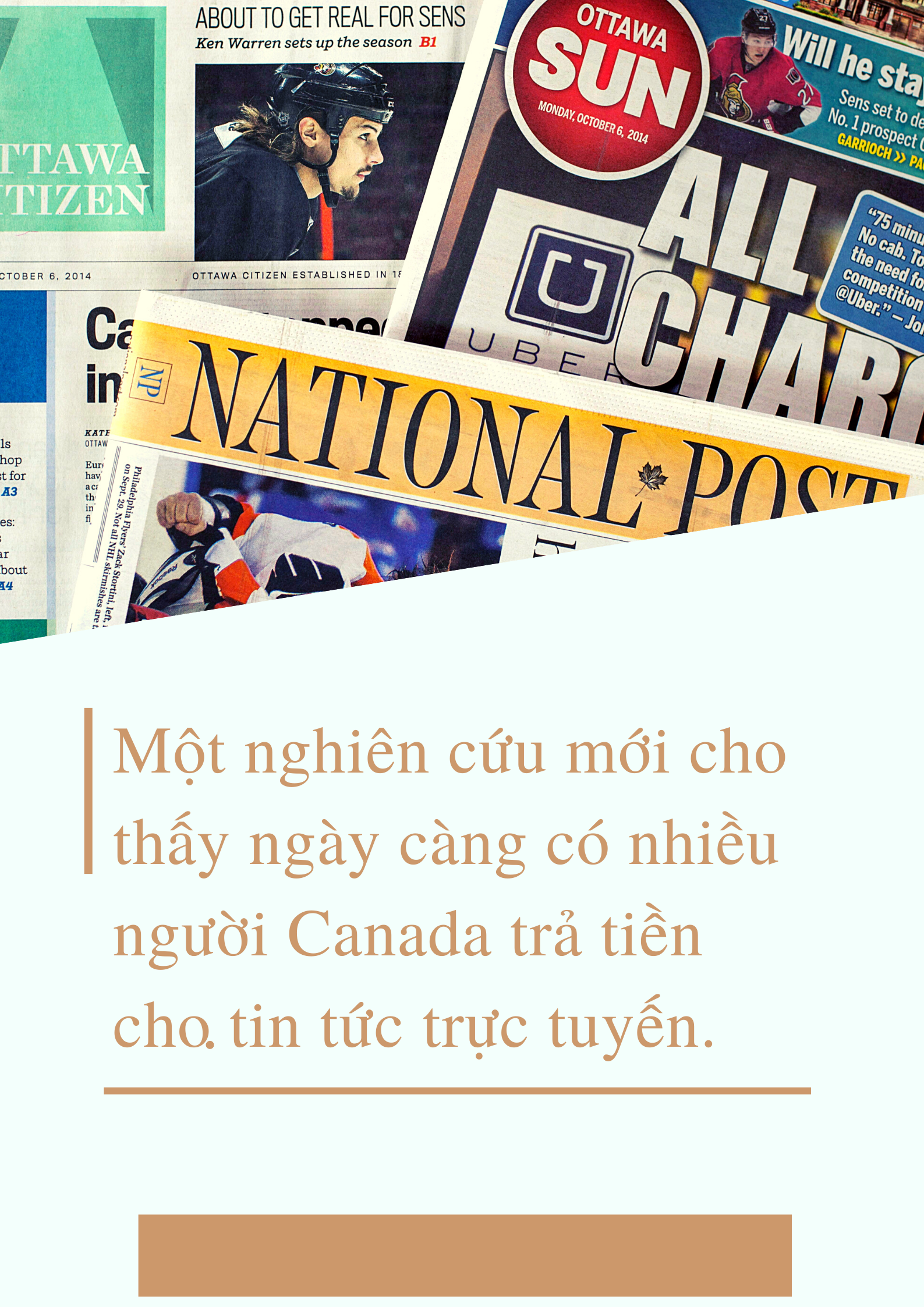 Canada: Người đọc sẵn sàng trả tiền cho tin tức trực tuyến ảnh 2