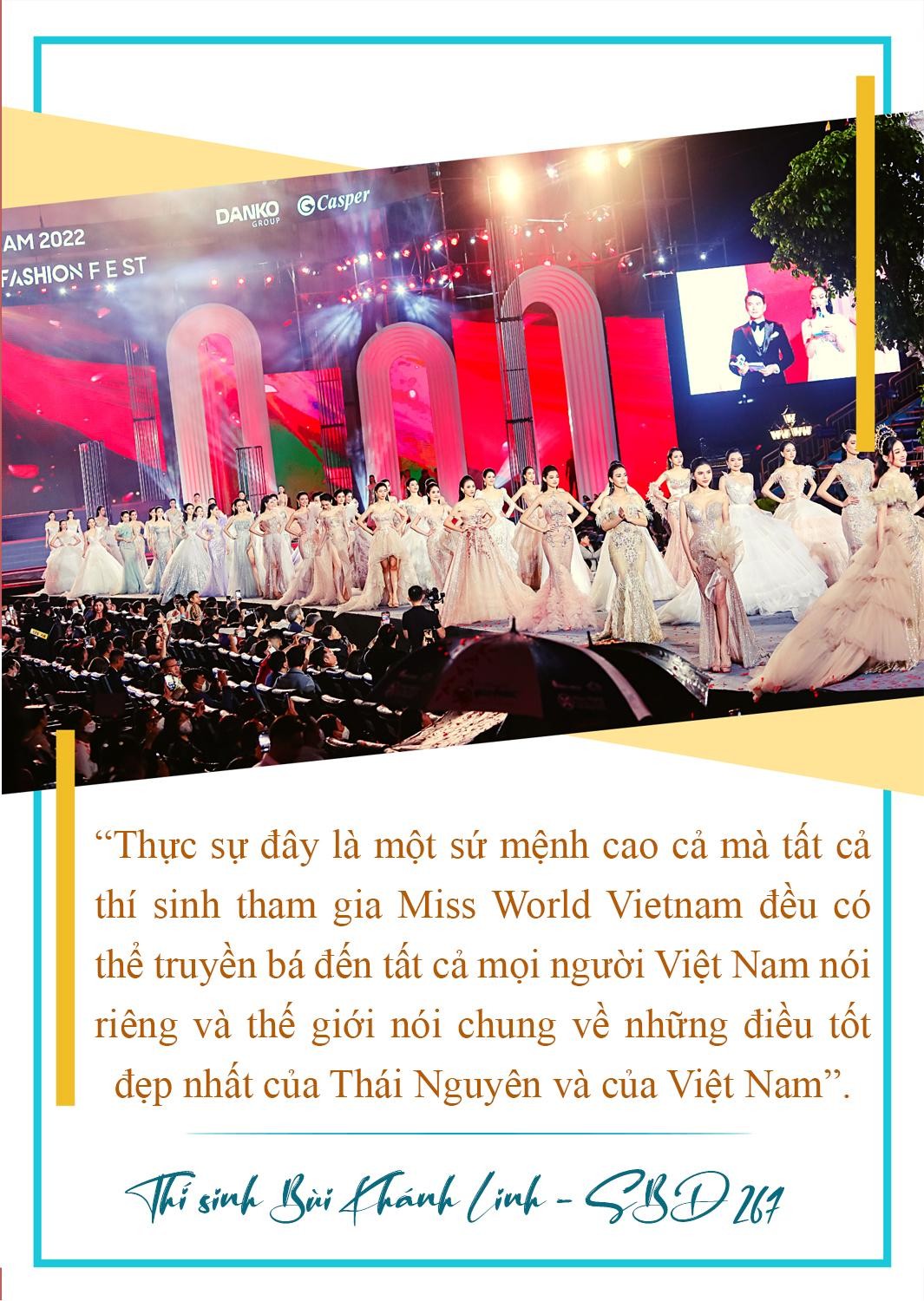 Miss World Vietnam 2022, Danko City, cây vĩ cầm đỏ và bản giao hưởng nhan sắc xứ chè ảnh 8