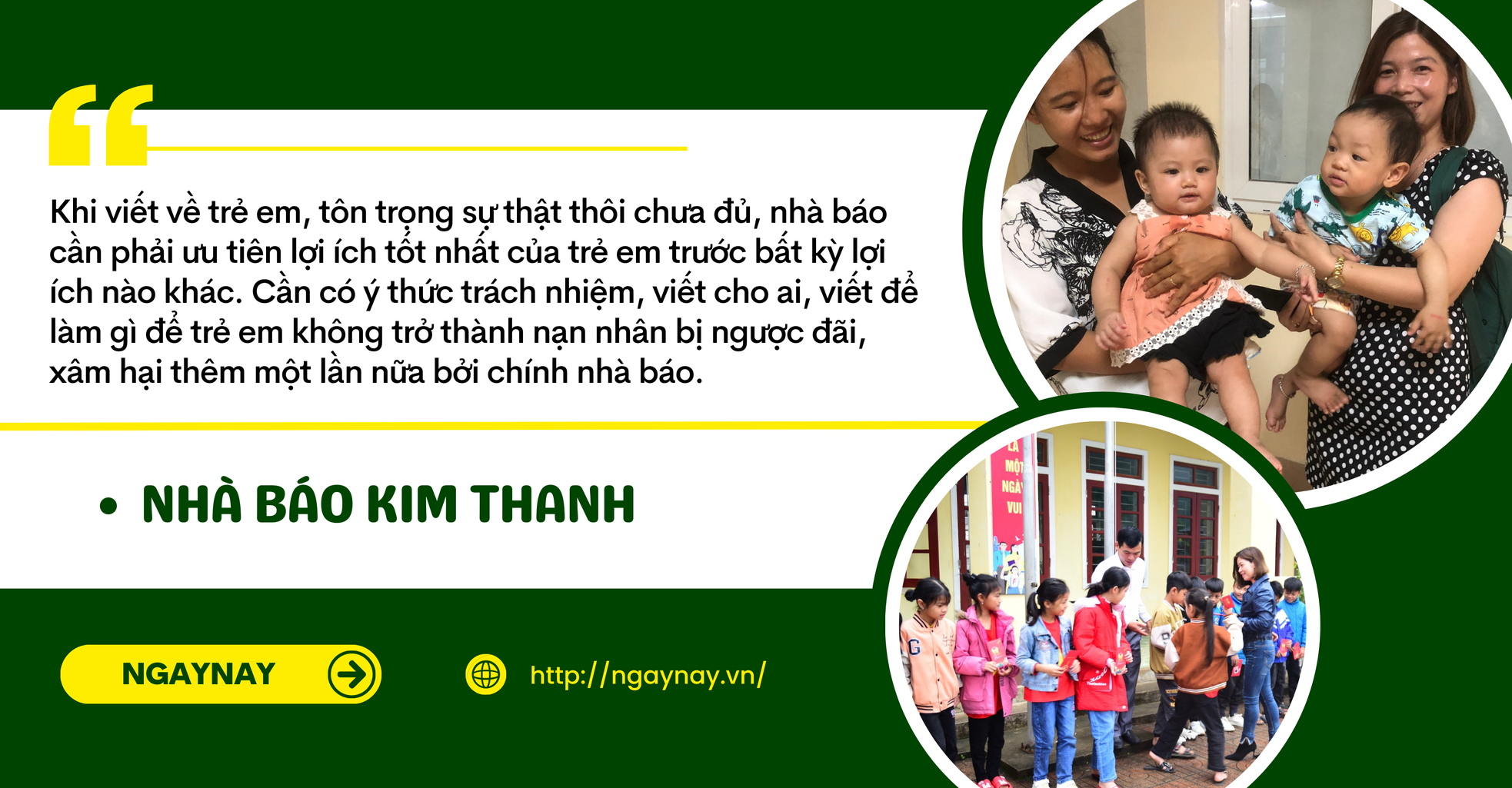 Vui buồn những phóng viên chuyên viết về trẻ em ảnh 2