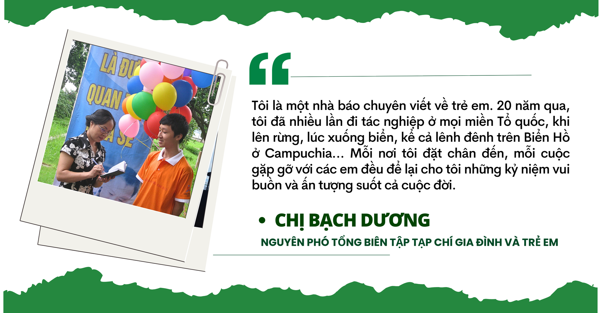 Vui buồn những phóng viên chuyên viết về trẻ em ảnh 6