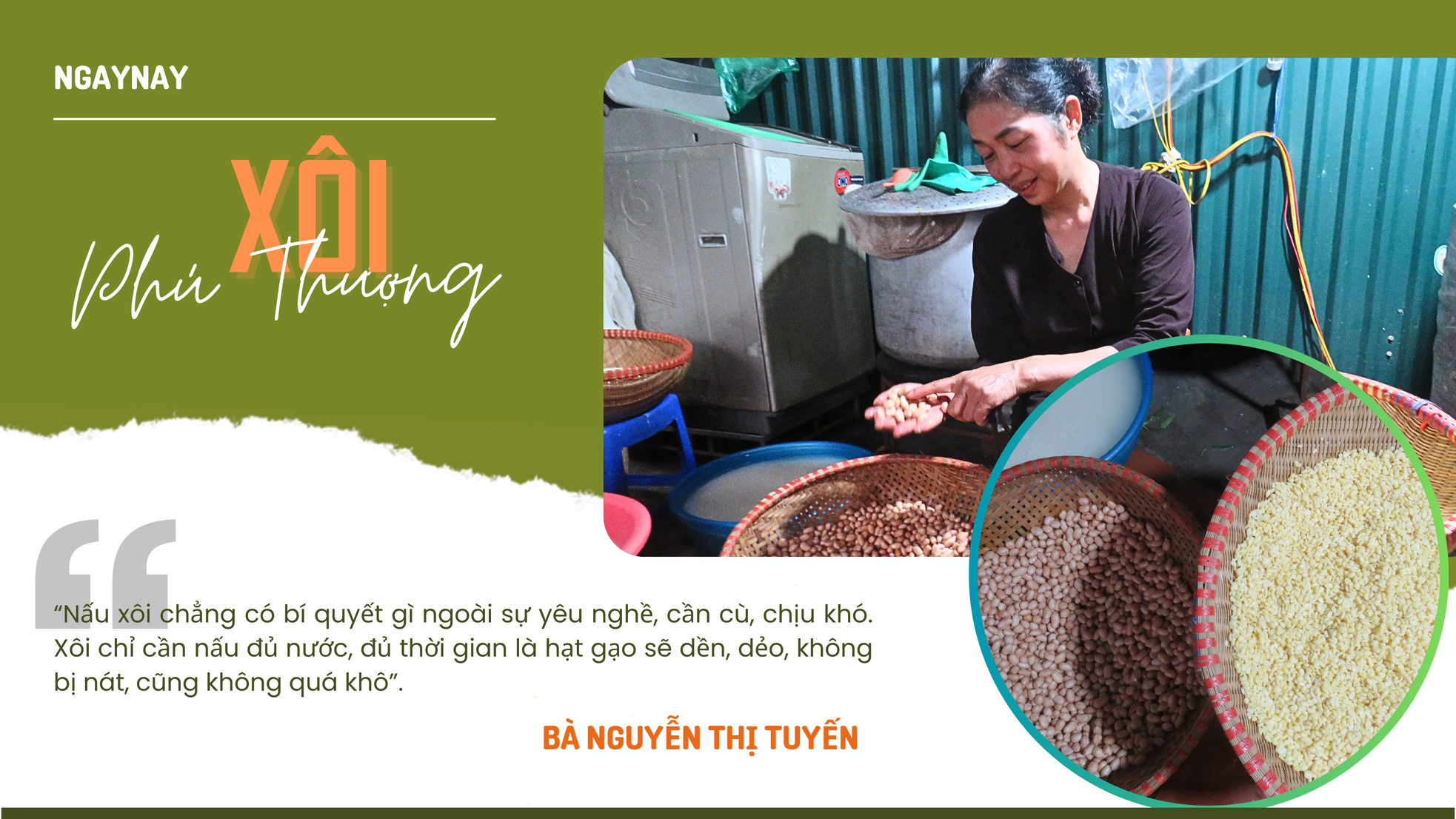 Những gánh xôi đầy ắp hương vị Hà Thành ảnh 2