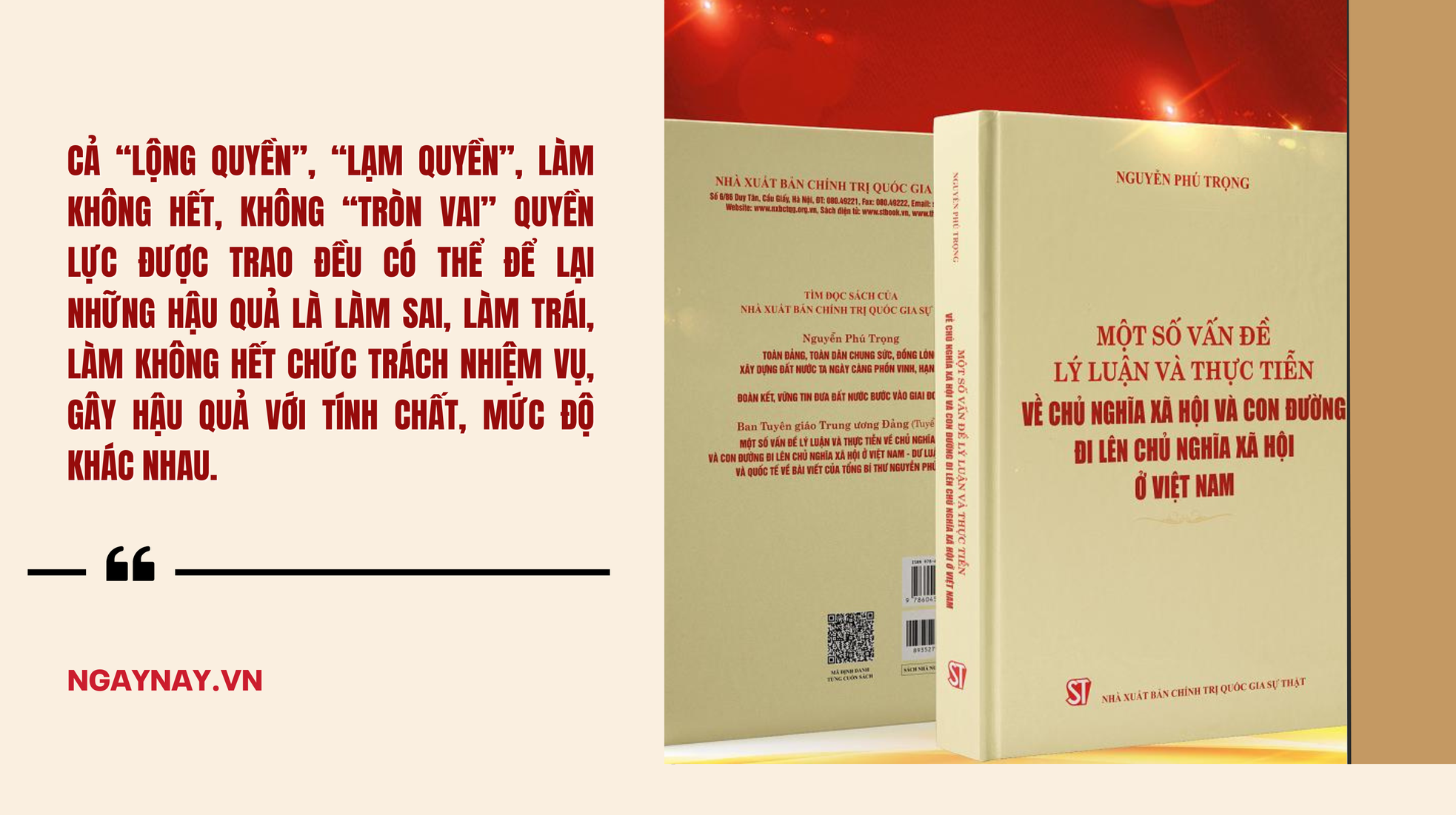 Vấn đề kiểm soát quyền lực trong tác phẩm của Tổng Bí thư Nguyễn Phú Trọng ảnh 2