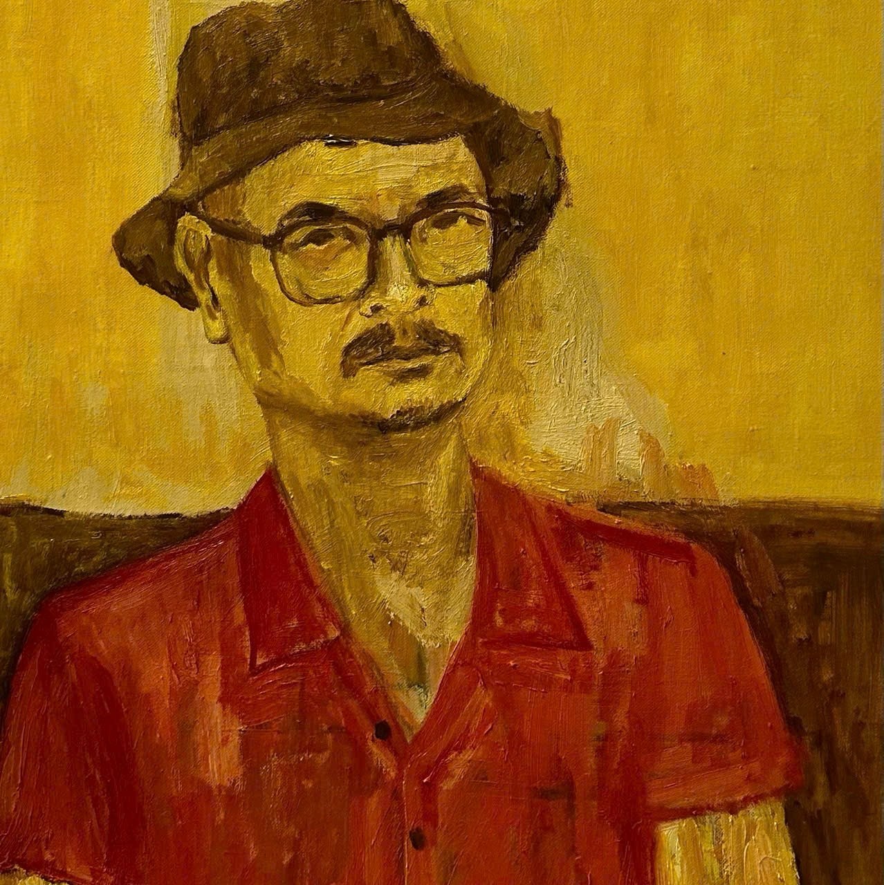 Nhà báo vẽ tranh như một họa sĩ thực thụ ảnh 4