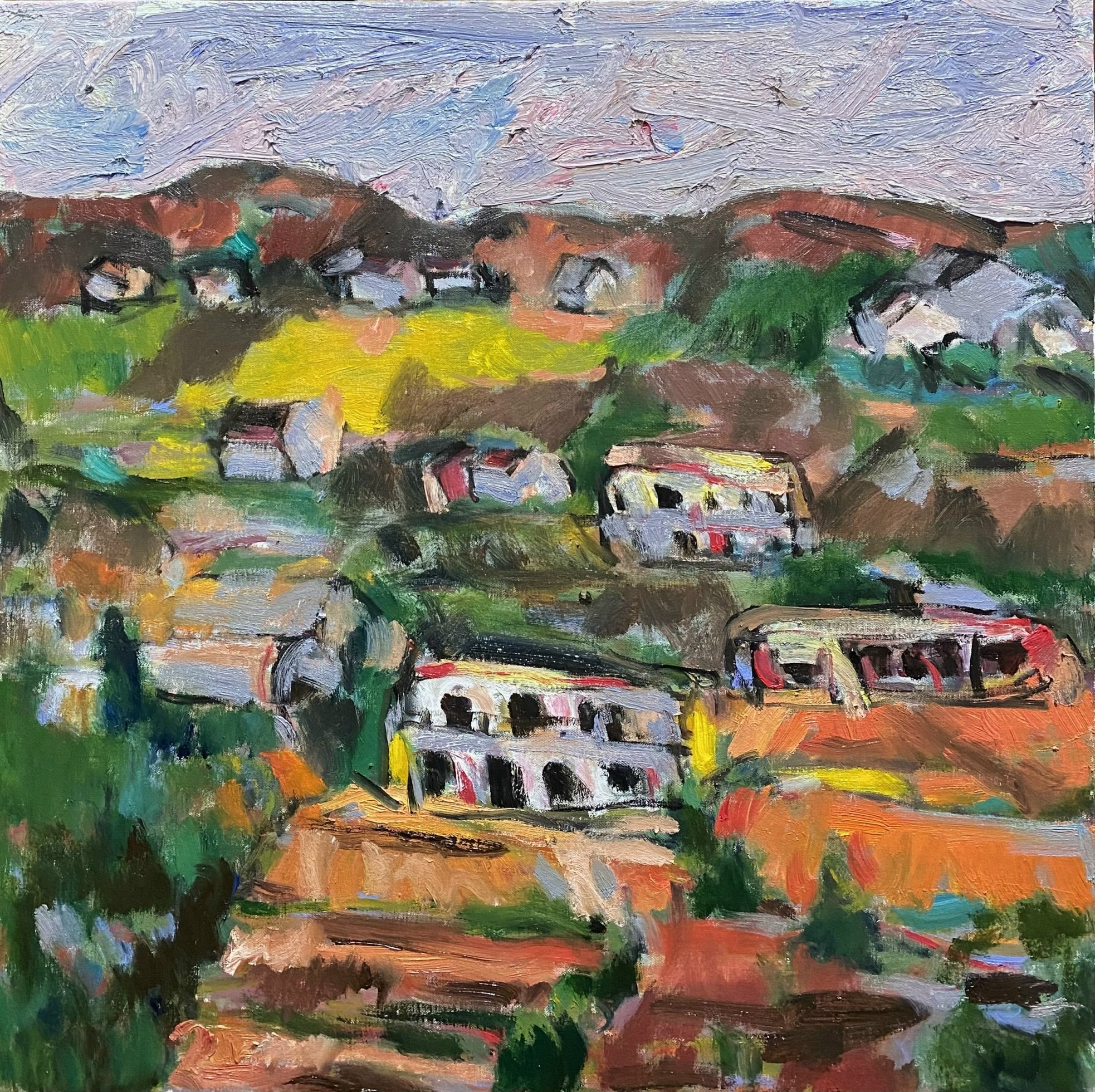 Nhà báo vẽ tranh như một họa sĩ thực thụ ảnh 10