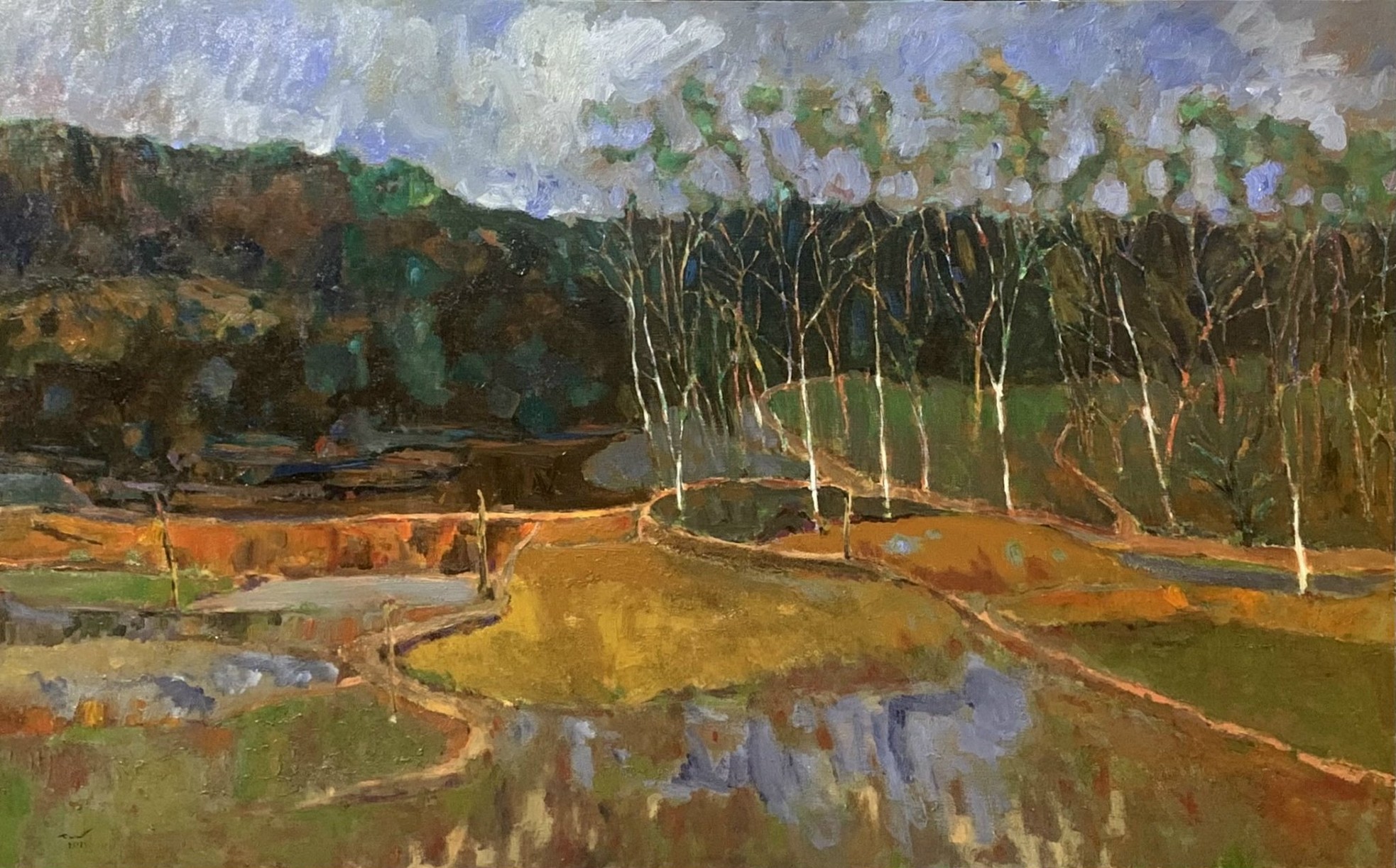 Nhà báo vẽ tranh như một họa sĩ thực thụ ảnh 9