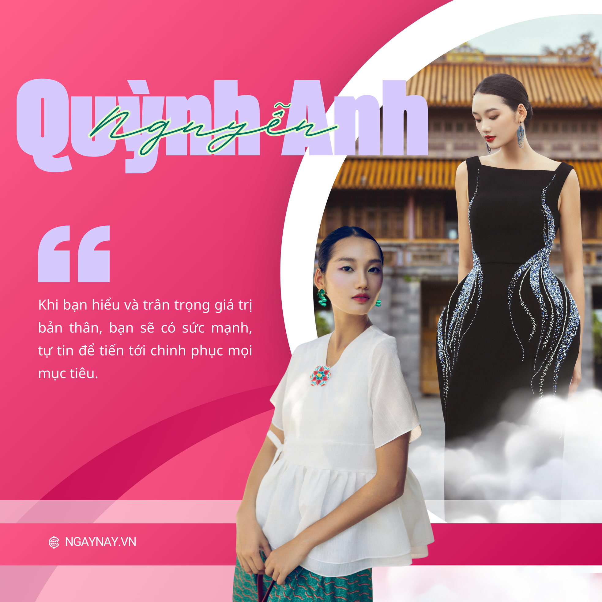 Á hậu 1 Miss Universe Việt Nam 2024 Nguyễn Quỳnh Anh: Là Phụ nữ hãy luôn tự tin vào chính mình ảnh 3