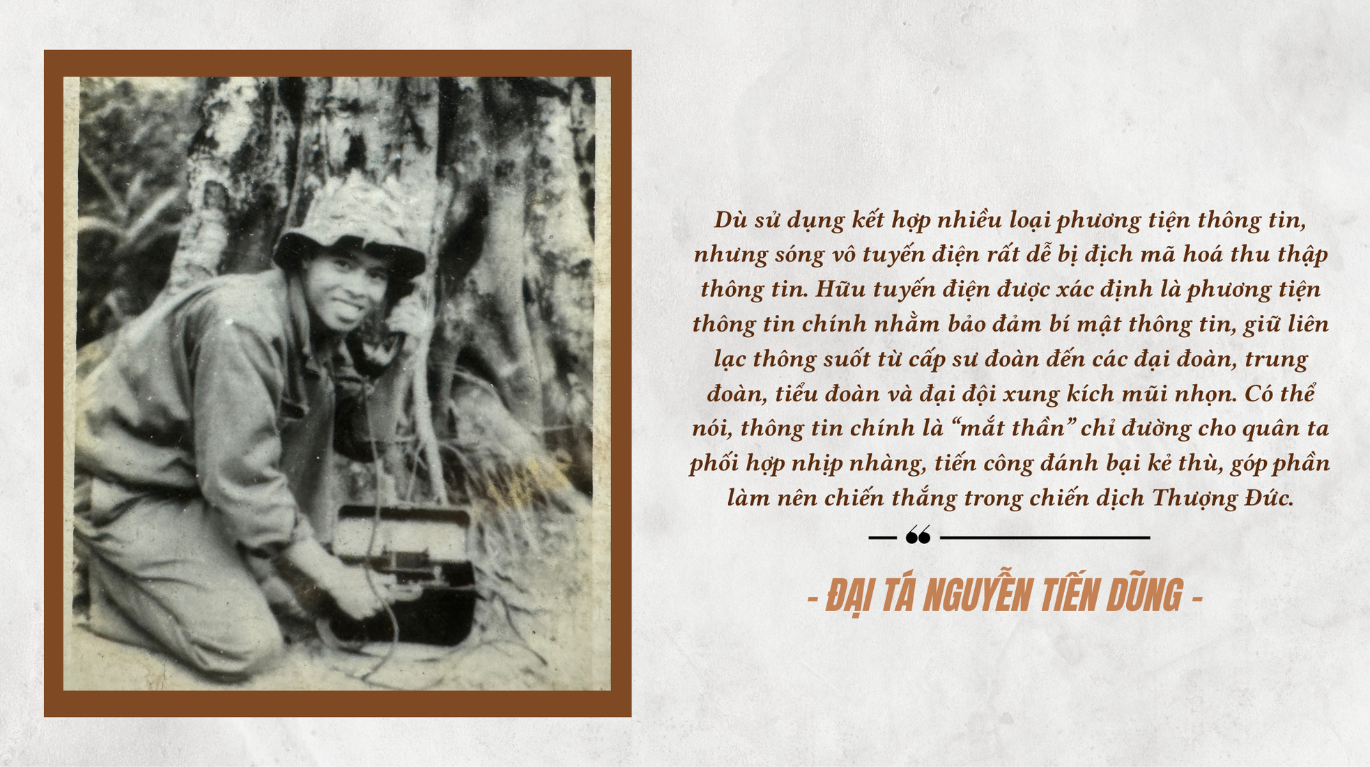 Một thời "hoa lửa" của người lính thông tin liên lạc ảnh 7