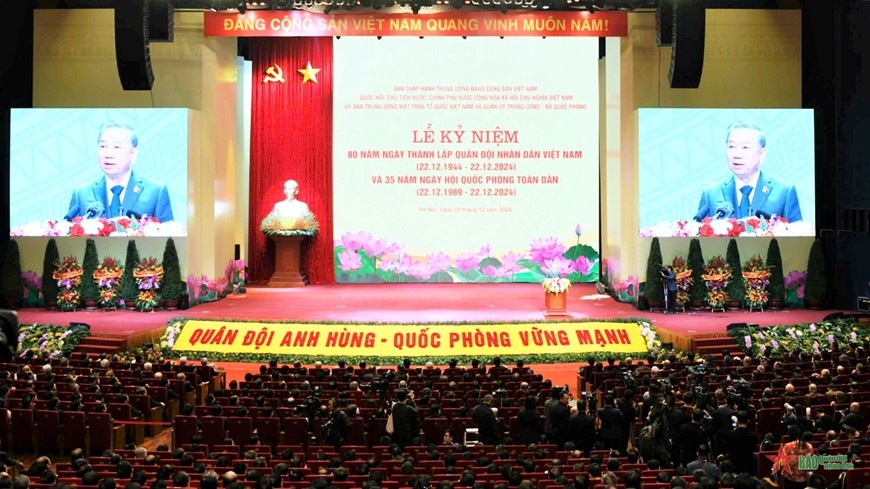 Diễn văn Kỷ niệm 80 năm Ngày thành lập Quân đội nhân dân Việt Nam ảnh 2