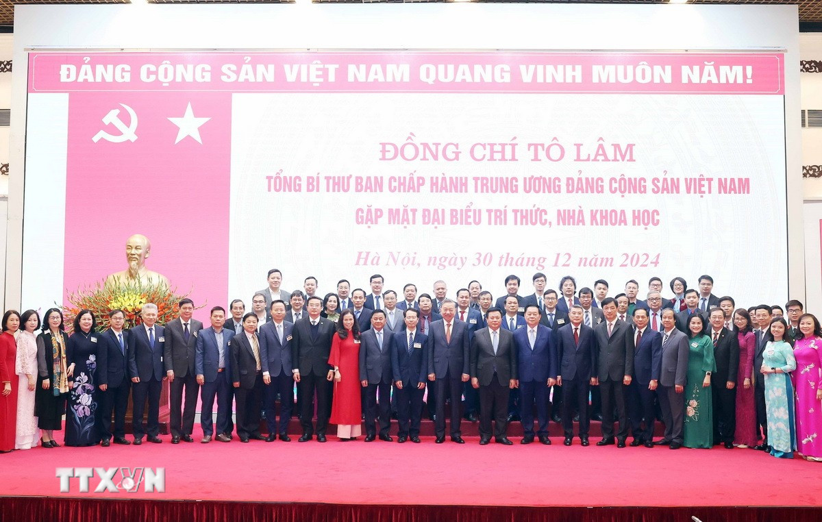 Phát biểu của Tổng Bí thư Tô Lâm tại buổi gặp mặt trí thức, nhà khoa học ảnh 5