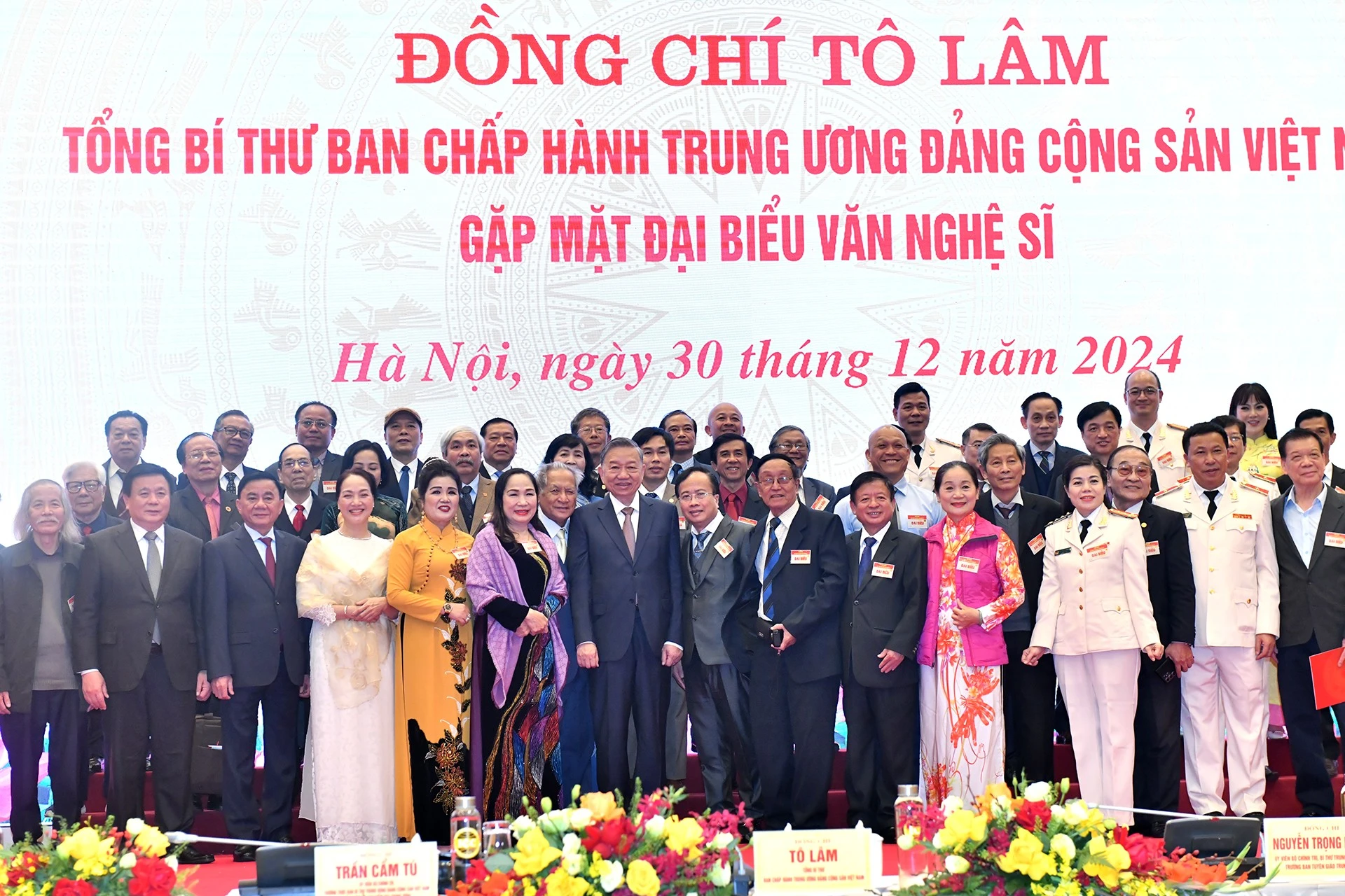 Phát biểu của Tổng Bí thư Tô Lâm tại buổi gặp mặt với đại biểu văn nghệ sĩ ảnh 4