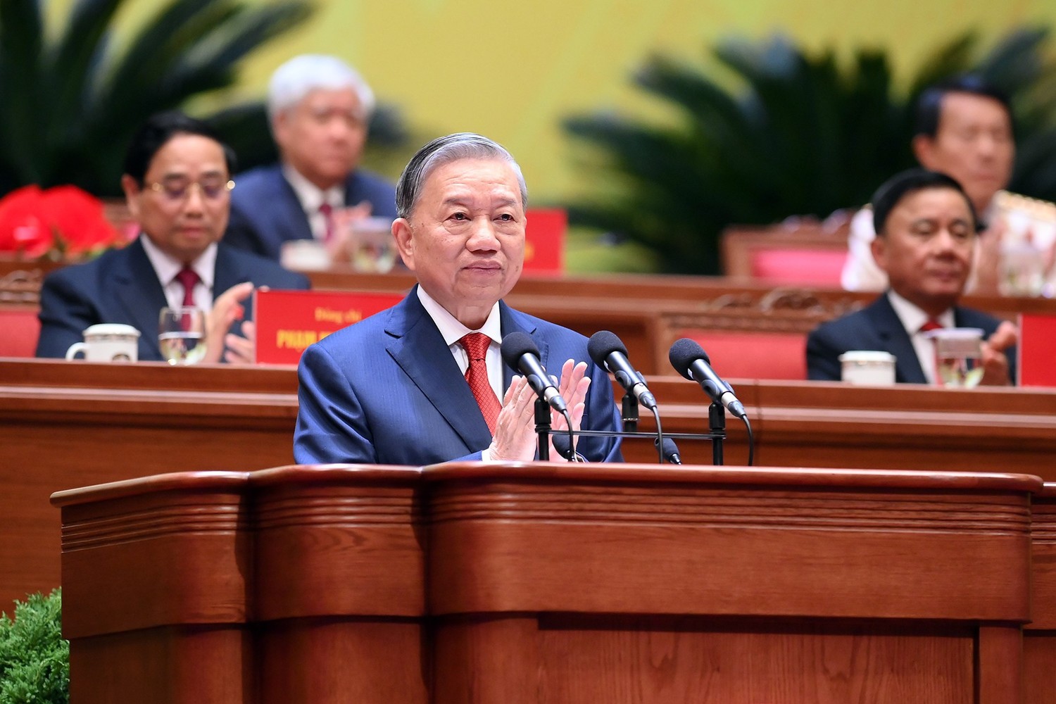 Diễn văn phát biểu của Tổng Bí thư Tô Lâm tại Bế mạc Đại hội đại biểu toàn quốc lần thứ XIV của Đảng ảnh 1