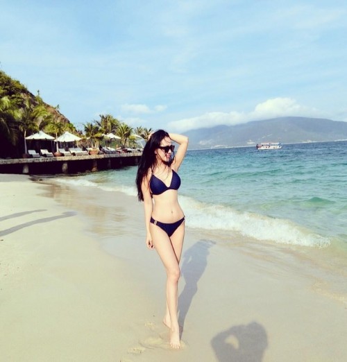 Hotgirl Sài Thành diện bikini khoe dáng đẹp khiến dân mạng 'mát mắt' - ảnh 3