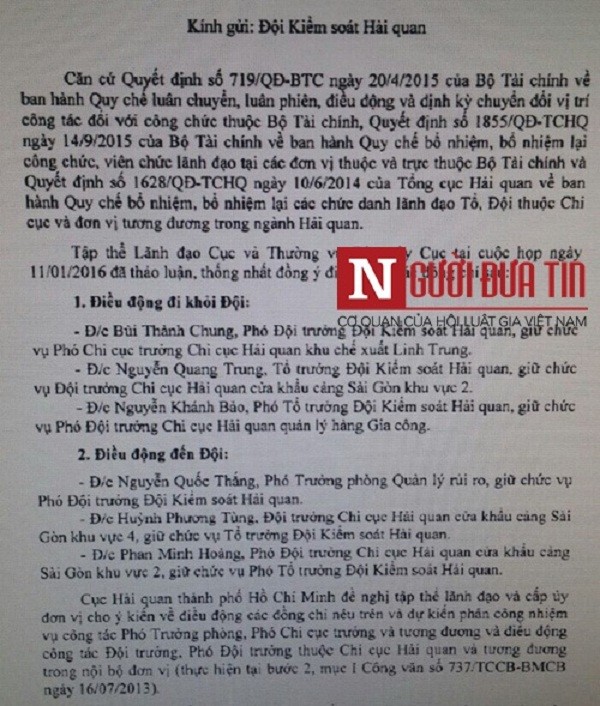 Cán bộ hải quan nhận phong bì tiền tỷ đã từng là tội phạm! (P3) - ảnh 1