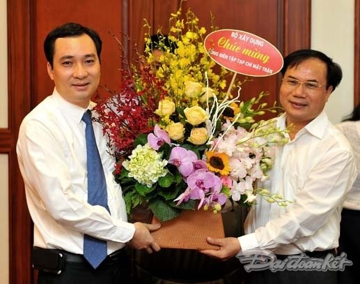 Ông Vũ Văn Tiến nhận quyết định bổ nhiệm TBT Tạp chí Mặt trận - ảnh 7