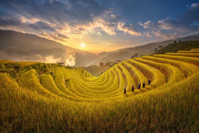 Ruộng bậc thang nào sau đây là di tích quốc gia đặc biệt?