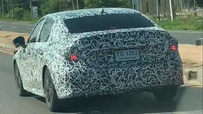 Honda Civic mới đang chạy thử nghiệm tại Thái Lan ảnh 2