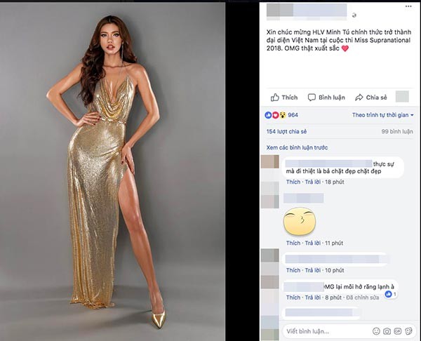 Rộ thông tin Minh Tú sẽ đại diện Việt Nam tranh tài tại Hoa hậu Siêu quốc gia 2018 ảnh 1