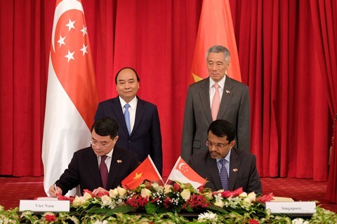 Thủ tướng Việt Nam và Singapore hội đàm ảnh 4