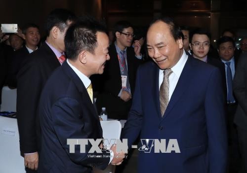 Thủ tướng Nguyễn Xuân Phúc dự Diễn đàn Kinh doanh Việt Nam - Singapore ảnh 1